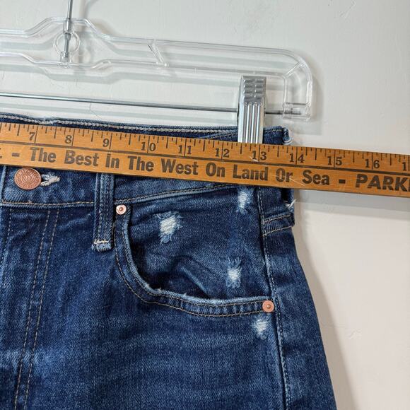 Mother Denim The Fangirl Flood Jeans Barrel Wide Leg Yee Haw 26 - Picture 6 of 12